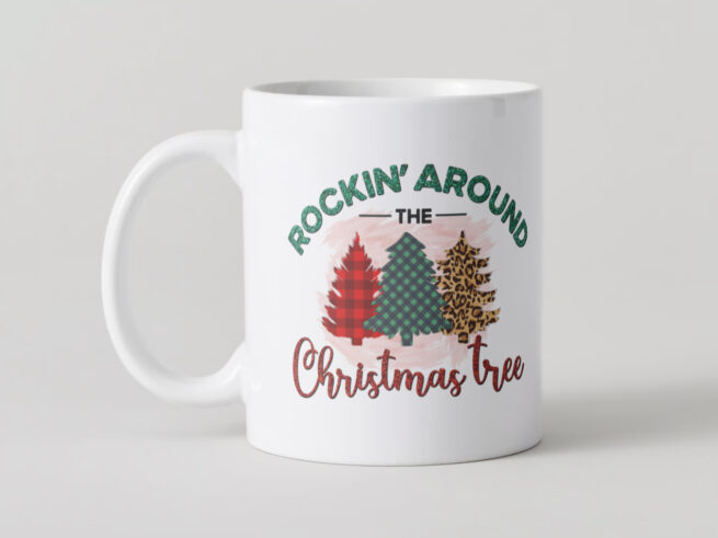 Rocking around the Christmas Tree mug